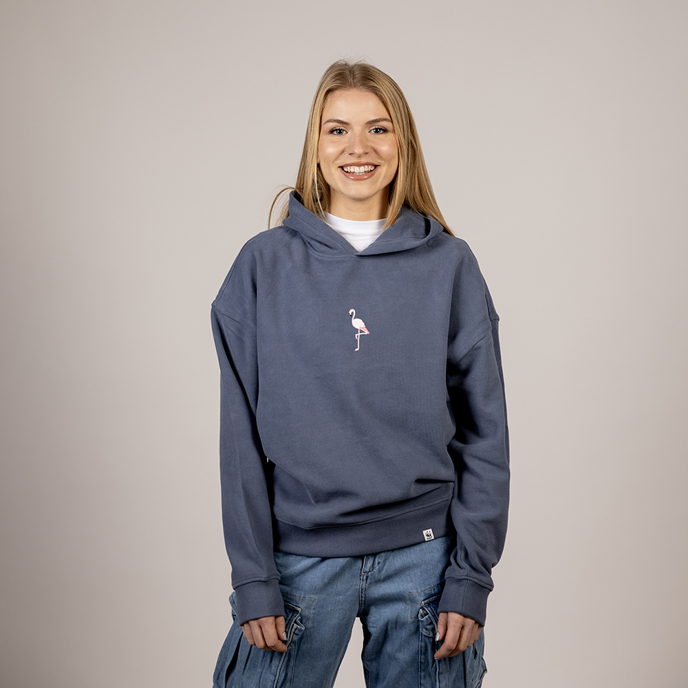 Flamingo Super Soft Hoodie - Flint Blue