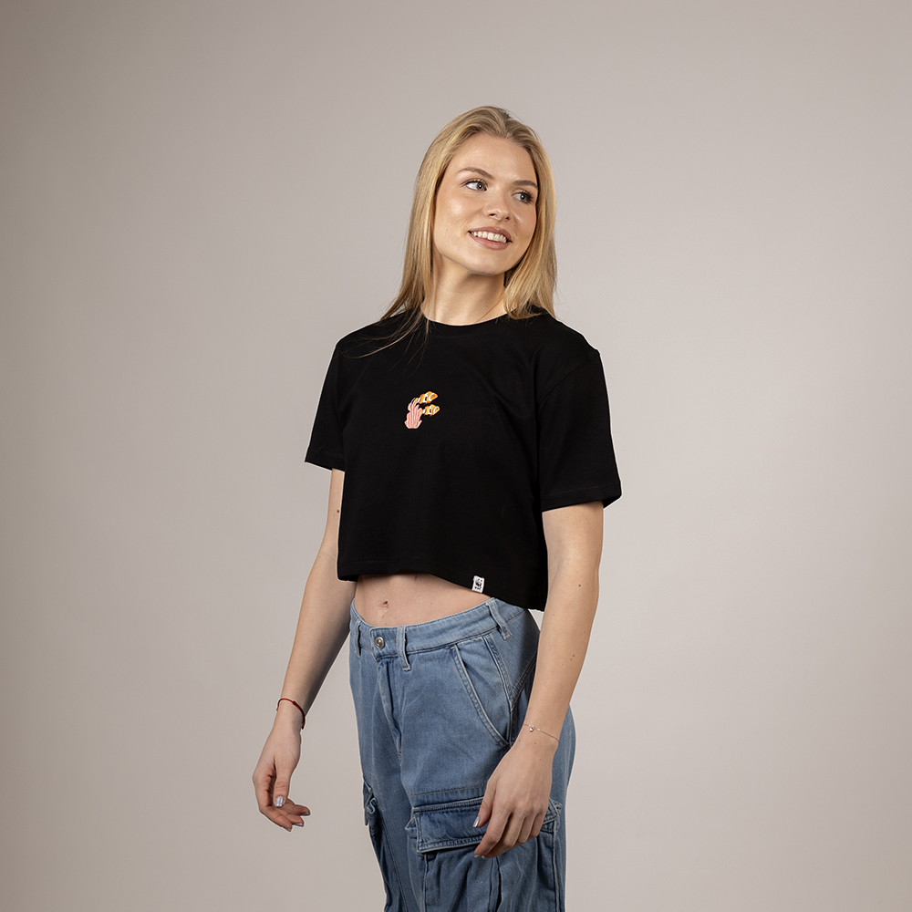 Clown Fish Crop Light-Weight T-shirt