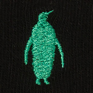 Emperor Penguin Socks - Black - Image 2