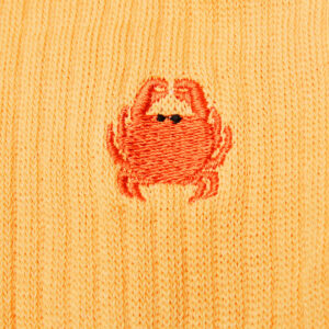 Crab Towel Socks - Orange - Image 2