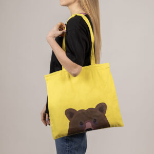 Brown Bear Bag - Yellow - Image 4